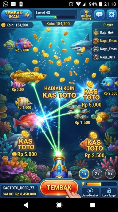 Cuplikan layar menu unduhan kastoto untuk perangkat Android